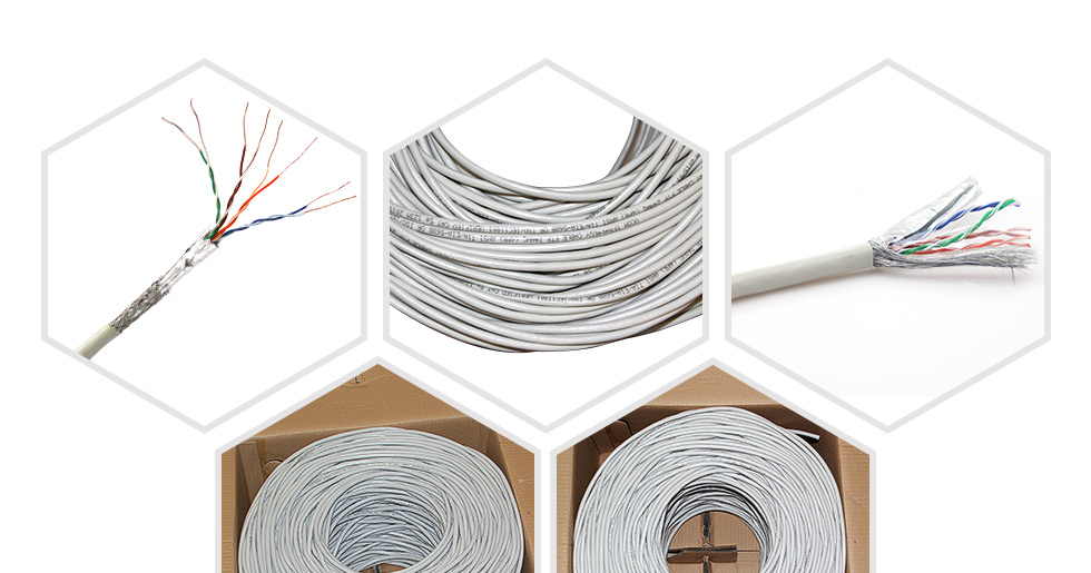 超五类编织网+铝箔屏蔽网线